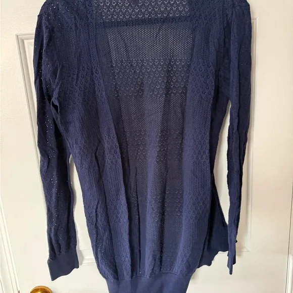 Lilly Pulitzer Navy Open-Front Cardigan - Picture 2 of 3